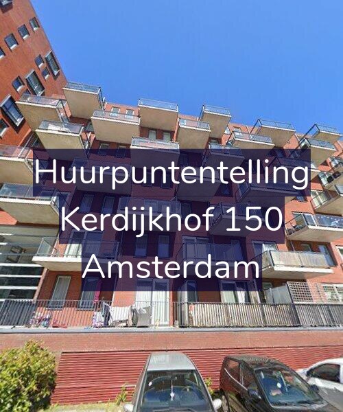 Foto gevel Huurpuntentelling voor Kerdijkhof 150, Amsterdam
