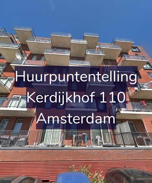 Foto gevel Huurpuntentelling voor Kerdijkhof 110, Amsterdam