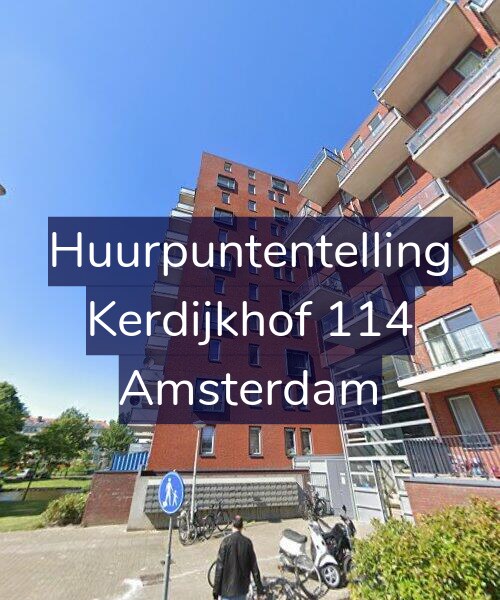 Foto gevel Huurpuntentelling voor Kerdijkhof 114, Amsterdam