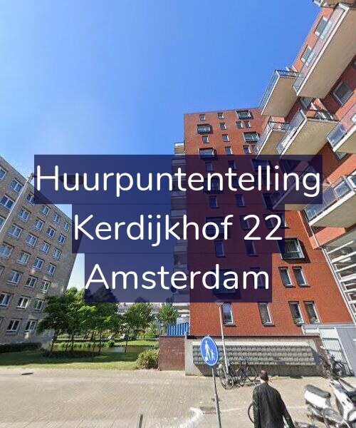 Foto gevel Huurpuntentelling voor Kerdijkhof 22, Amsterdam