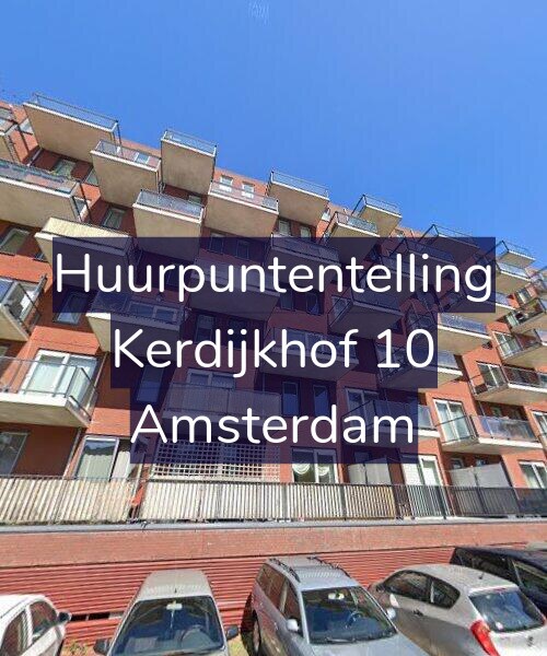 Foto gevel Huurpuntentelling voor Kerdijkhof 10, Amsterdam