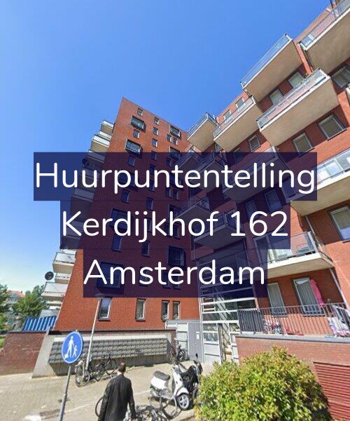 Foto gevel Huurpuntentelling voor Kerdijkhof 162, Amsterdam