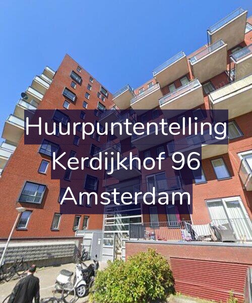 Foto gevel Huurpuntentelling voor Kerdijkhof 96, Amsterdam