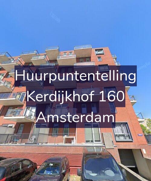 Foto gevel Huurpuntentelling voor Kerdijkhof 160, Amsterdam