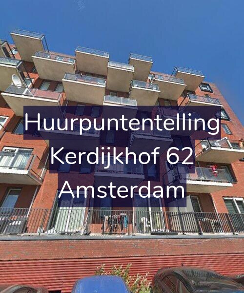 Foto gevel Huurpuntentelling voor Kerdijkhof 62, Amsterdam