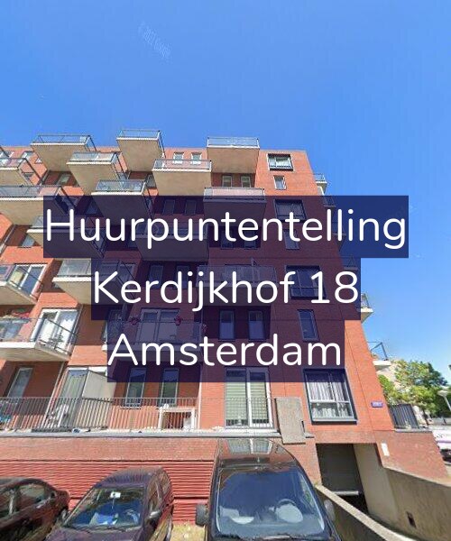 Foto gevel Huurpuntentelling voor Kerdijkhof 18, Amsterdam