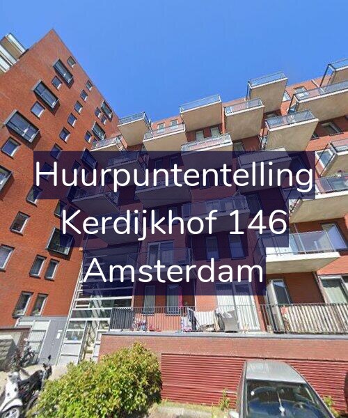 Foto gevel Huurpuntentelling voor Kerdijkhof 146, Amsterdam