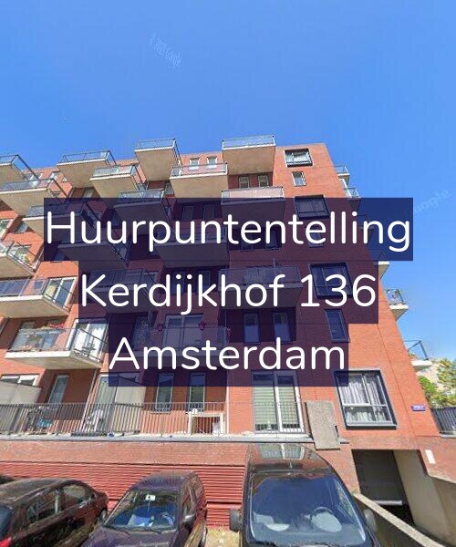 Foto gevel Huurpuntentelling voor Kerdijkhof 136, Amsterdam