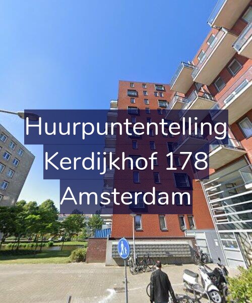 Foto gevel Huurpuntentelling voor Kerdijkhof 178, Amsterdam
