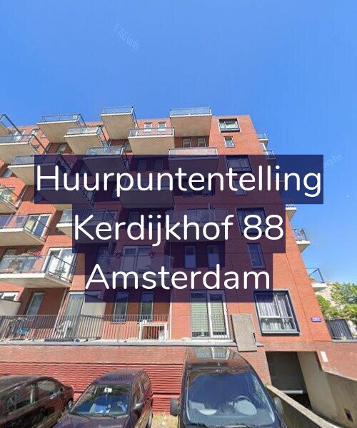 Foto gevel Huurpuntentelling voor Kerdijkhof 88, Amsterdam
