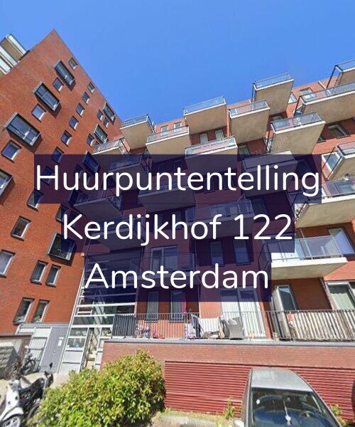 Foto gevel Huurpuntentelling voor Kerdijkhof 122, Amsterdam