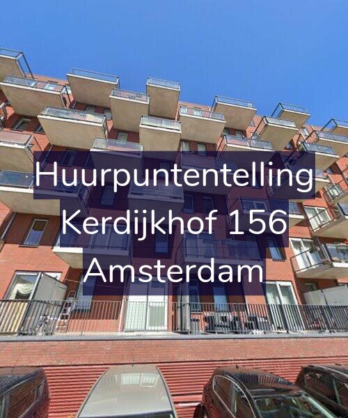 Foto gevel Huurpuntentelling voor Kerdijkhof 156, Amsterdam