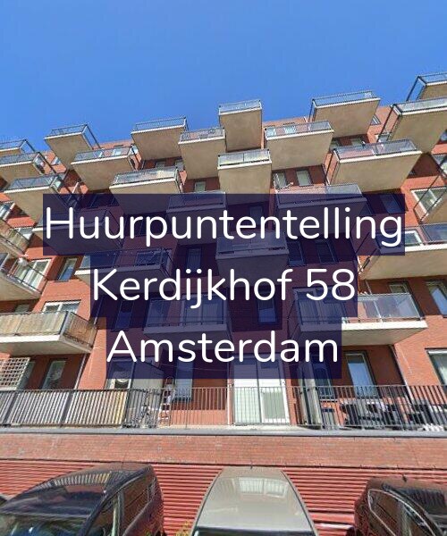 Foto gevel Huurpuntentelling voor Kerdijkhof 58, Amsterdam