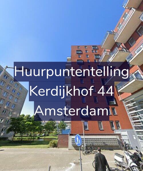 Foto gevel Huurpuntentelling voor Kerdijkhof 44, Amsterdam