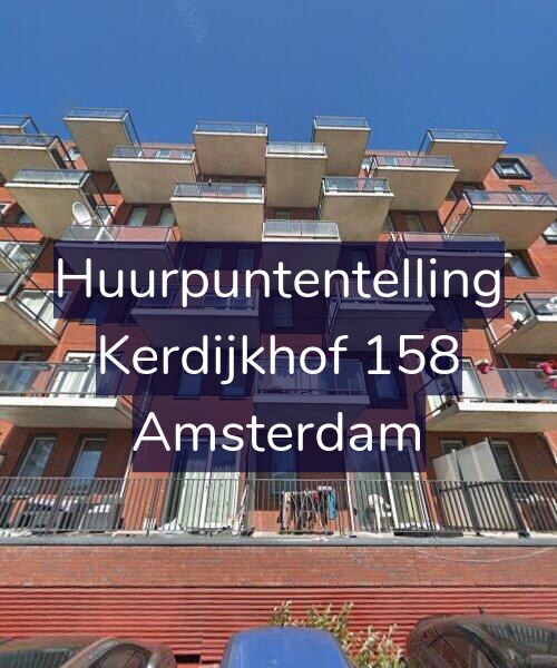 Foto gevel Huurpuntentelling voor Kerdijkhof 158, Amsterdam