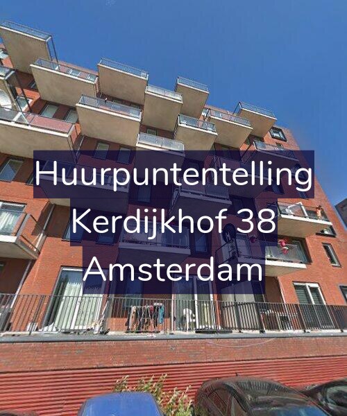 Foto gevel Huurpuntentelling voor Kerdijkhof 38, Amsterdam