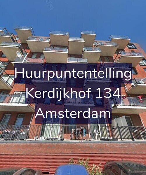 Foto gevel Huurpuntentelling voor Kerdijkhof 134, Amsterdam