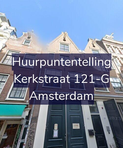 Foto gevel Huurpuntentelling voor Kerkstraat 121-G, Amsterdam