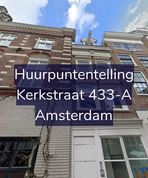Foto gevel Huurpuntentelling voor Kerkstraat 433-A, Amsterdam