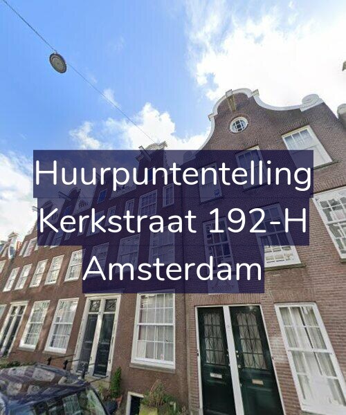 Foto gevel Huurpuntentelling voor Kerkstraat 192-H, Amsterdam