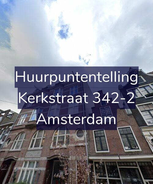 Foto gevel Huurpuntentelling voor Kerkstraat 342-2, Amsterdam
