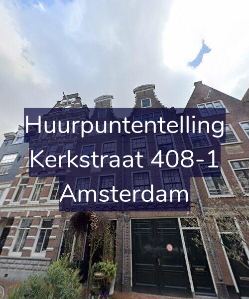 Foto gevel Huurpuntentelling voor Kerkstraat 408-1, Amsterdam
