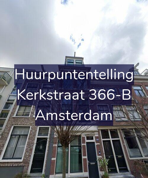 Foto gevel Huurpuntentelling voor Kerkstraat 366-B, Amsterdam