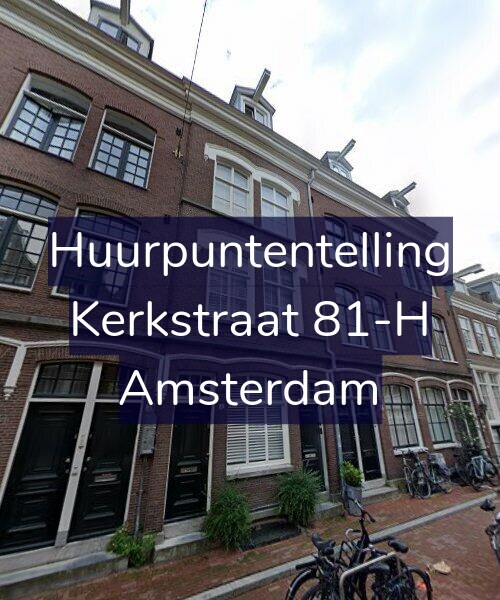 Foto gevel Huurpuntentelling voor Kerkstraat 81-H, Amsterdam