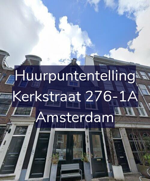 Foto gevel Huurpuntentelling voor Kerkstraat 276-1A, Amsterdam