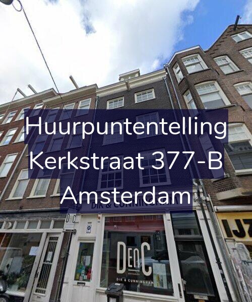 Foto gevel Huurpuntentelling voor Kerkstraat 377-B, Amsterdam