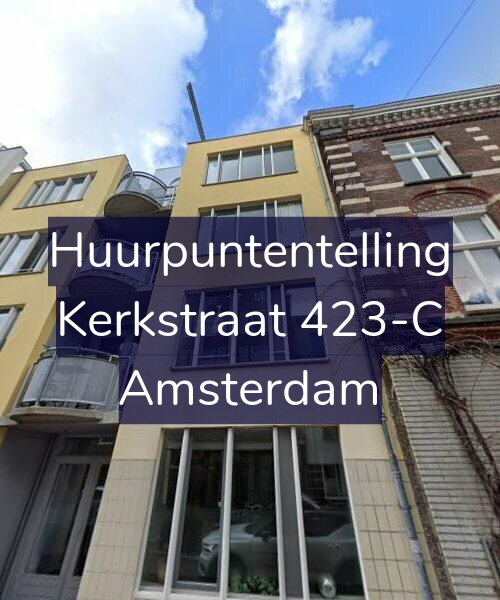 Foto gevel Huurpuntentelling voor Kerkstraat 423-C, Amsterdam