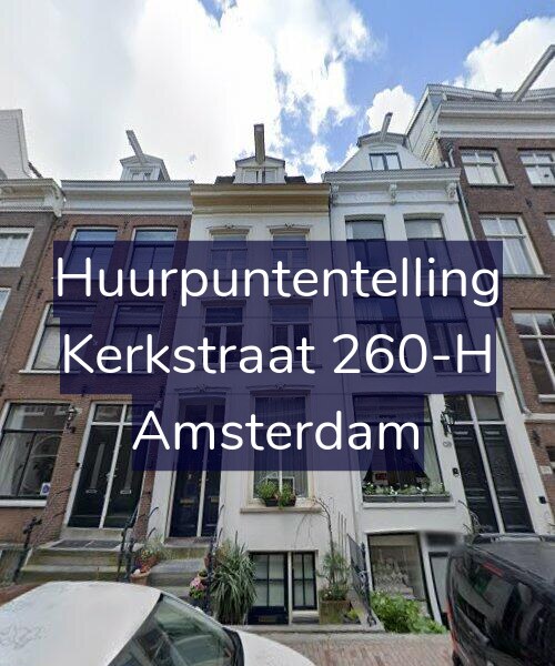 Foto gevel Huurpuntentelling voor Kerkstraat 260-H, Amsterdam