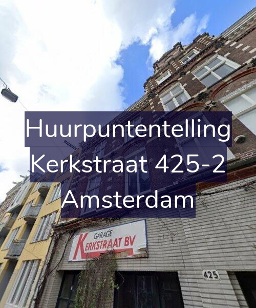 Foto gevel Huurpuntentelling voor Kerkstraat 425-2, Amsterdam