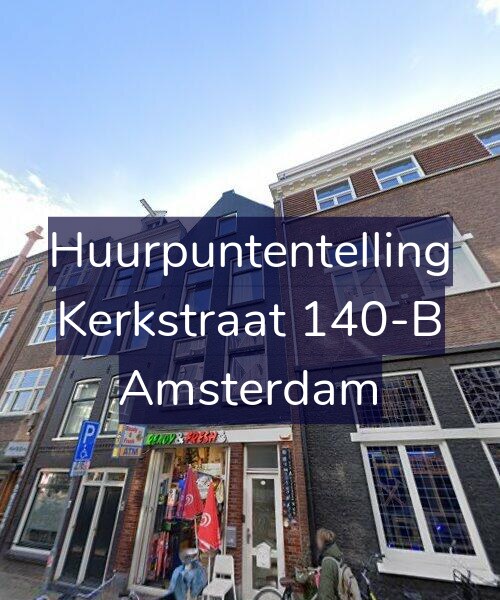 Foto gevel Huurpuntentelling voor Kerkstraat 140-B, Amsterdam