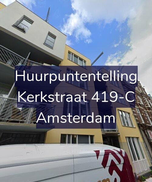 Foto gevel Huurpuntentelling voor Kerkstraat 419-C, Amsterdam