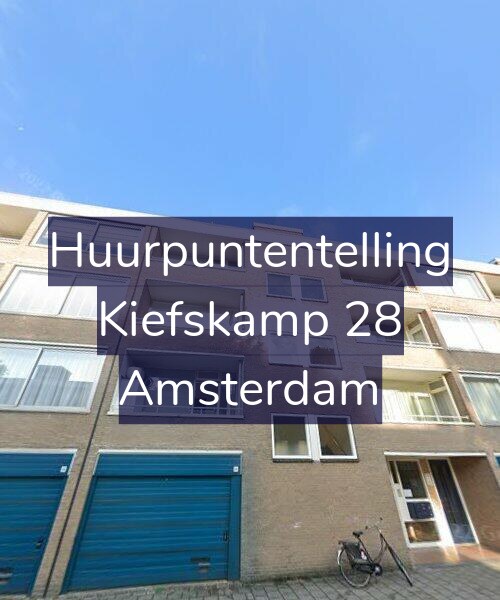 Foto gevel Huurpuntentelling voor Kiefskamp 28, Amsterdam