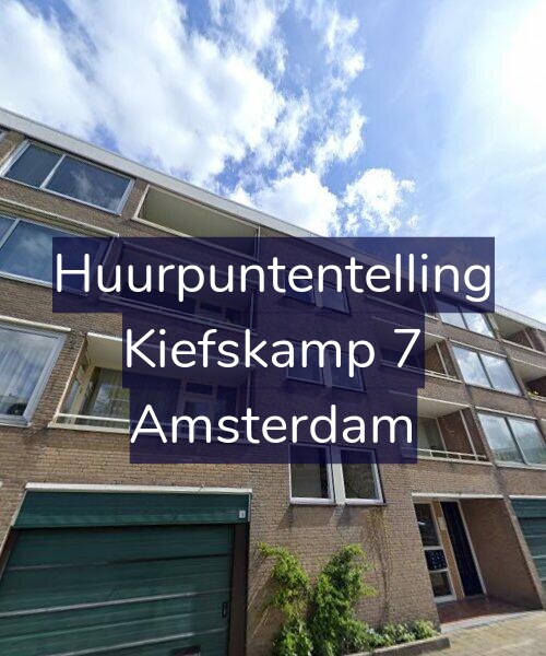 Foto gevel Huurpuntentelling voor Kiefskamp 7, Amsterdam