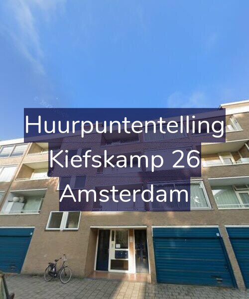 Foto gevel Huurpuntentelling voor Kiefskamp 26, Amsterdam