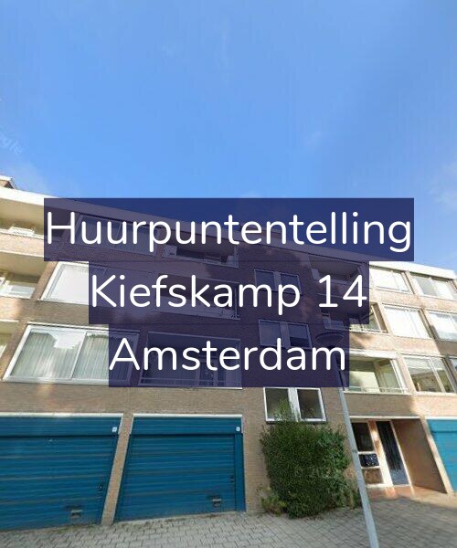 Foto gevel Huurpuntentelling voor Kiefskamp 14, Amsterdam