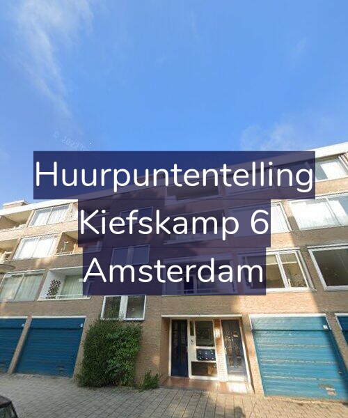 Foto gevel Huurpuntentelling voor Kiefskamp 6, Amsterdam