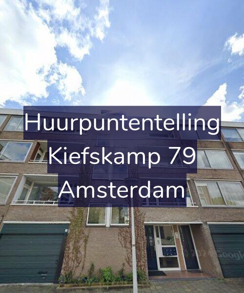 Foto gevel Huurpuntentelling voor Kiefskamp 79, Amsterdam
