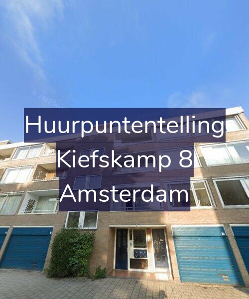 Foto gevel Huurpuntentelling voor Kiefskamp 8, Amsterdam