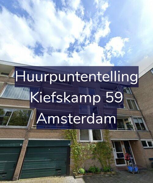 Foto gevel Huurpuntentelling voor Kiefskamp 59, Amsterdam