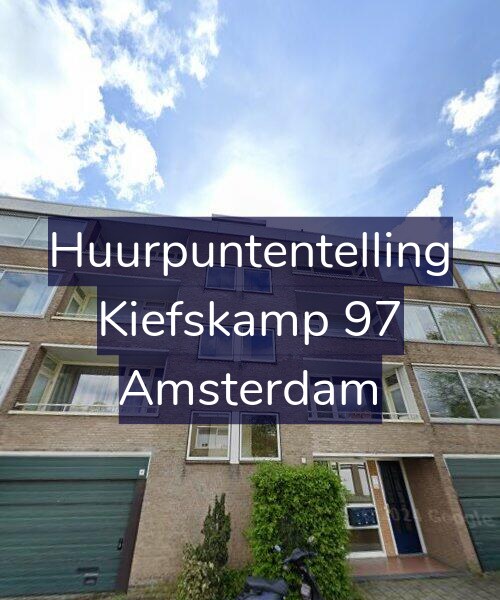 Foto gevel Huurpuntentelling voor Kiefskamp 97, Amsterdam