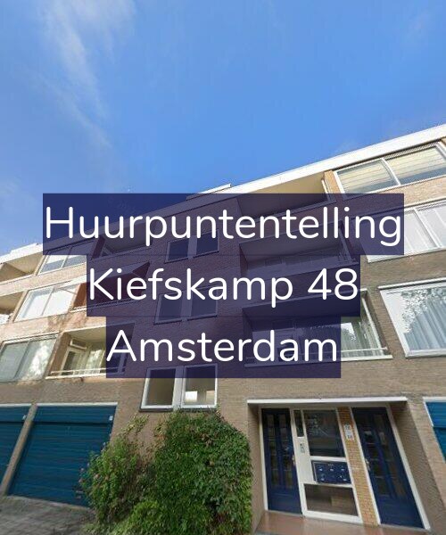 Foto gevel Huurpuntentelling voor Kiefskamp 48, Amsterdam