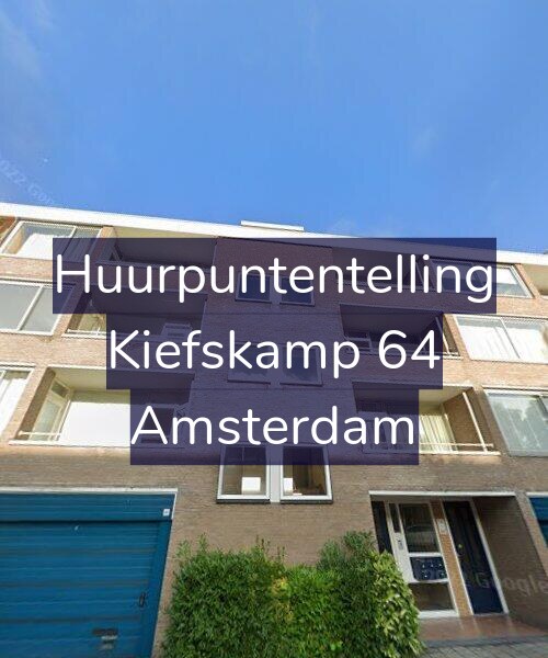 Foto gevel Huurpuntentelling voor Kiefskamp 64, Amsterdam