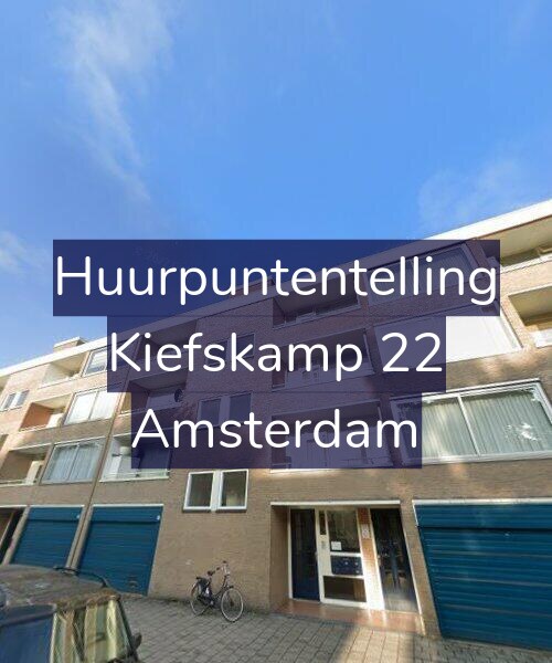Foto gevel Huurpuntentelling voor Kiefskamp 22, Amsterdam