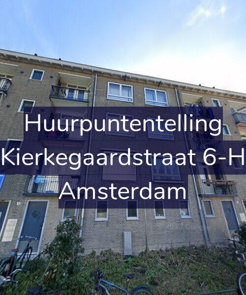 Foto gevel Huurpuntentelling voor Kierkegaardstraat 6-H, Amsterdam