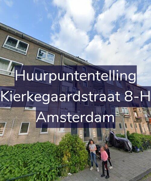 Foto gevel Huurpuntentelling voor Kierkegaardstraat 8-H, Amsterdam