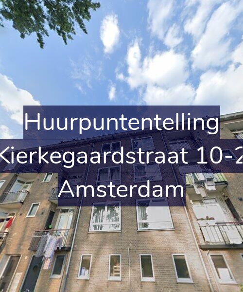 Foto gevel Huurpuntentelling voor Kierkegaardstraat 10-2, Amsterdam